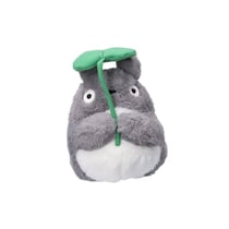 Mon voisin Totoro - Peluche Nakayoshi Big Totoro avec feuille 21 cm - Semic