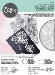 Stop Set enveloppes de rangement et feuilles aimantées - Sizzix