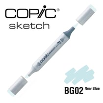 Copic - Marqueur à l'alcool Copic Sketch BG02 New Blue