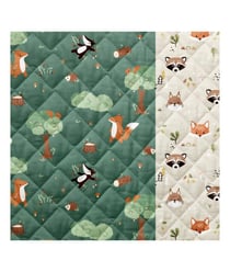 Tissu coton matelassé enfant de 150 cm de largeur Vert (82130) vendu par 50 cm