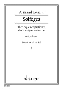 Méthode de solfège Armand Lenain - Solfèges Band 1 - Schott Music