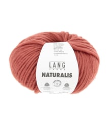 Pelote de laine Mérinos à tricoter Naturalis - Lang Yarns 60 saumon