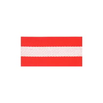 Film 10m sangle bicolore Rouge