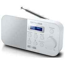 Radio Portable Numérique Blanc - Muse M-109DBW