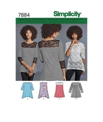 Patron Simplicity Haut 8016.A taille n°TTP-TTG