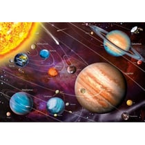 Puzzle neon le systeme solaire / les planetes 1000 pieces - collection fluorescent - educa - 14461