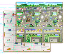 Tapis de jeu pliable Ville et Champs