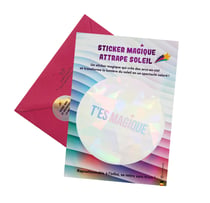 Sticker Attrape-Soleil T'es magique - Carte Culotte