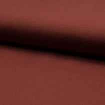 Tissu Bengaline Super stretch uni Brique - Au mètre