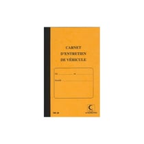 ELVE Carnet d'entretien de véhicule, 32 pages  21x13cm