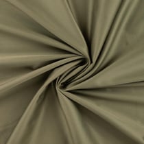 Tissu Coton satiné uni Vert kaki