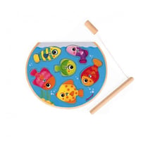 Puzzle peche magnetique Speedy Fish - Janod - Bleu