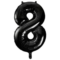 Ballon Géant Chiffre 8 Noir (86 cm)