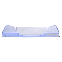 Corbeille à courrier Combo Midi transparent - Bleu glacé brillant - x 6 - Exacompta