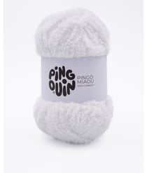 Fil à tricoter PINGO MIAOU - 100GR - Pingouin Blanc