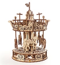 Maquette en bois Ugears Carrousel 305 pièces 21 cm