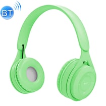 Qualité Sonore Hifi Casque Bluetooth Macaron Autonomie Longue Durée Support Appels Micro SD AUX 3.5mm Vert YONIS