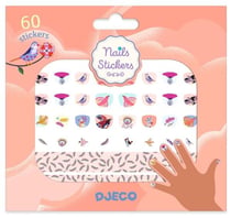 Stickers pour les ongles Plumes - Djeco