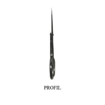 Ciseaux acier platinium forgé droit 10,2cm