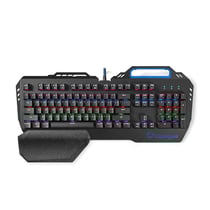 Nedis Clavier Gamer Mécanique Rétroéclairé Disposition États-Unis Noir