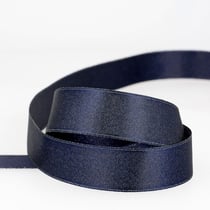 Disquette 25m Satin scintillant Bleu Marine