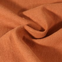 Tissu 100% Lin uni Brique