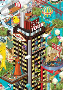Puzzle 1000 pièces - Nantes - La Tour - Grafika