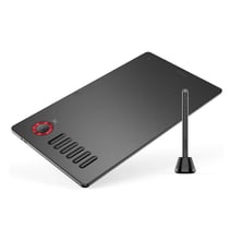 Tablette Graphique 10x6 Pouces Haute Résolution 5080LPI Avec Stylet Sensible Rouge YONIS