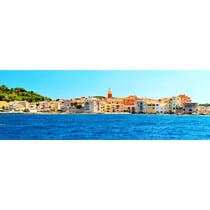 Tableau sur toile Saint-Tropez vue de la mer 45x135 cm
