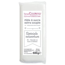 Pâte à sucre de couverture blanche 500 g
