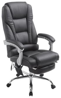 Chaise de bureau Pacific avec fonction massage noir