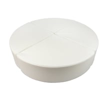 Set de 4 blocs en mousse blanc - Velinda