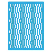 Pochoir plastique souple réutilisable 18,5 x 14,5 cm Fabrika Decoru TEXTURE 138