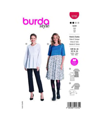 Patron Burda 5795 - Robe et tunique taille n°FR 36-46