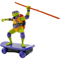 Figurine donatello 12 cm avec skate - les tortues ninja mutant mayhem - tmnt - turtles
