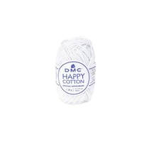 Natura Happy Cotton 3mm 20g Amigurumi et Crochet Col. 762 blanc
