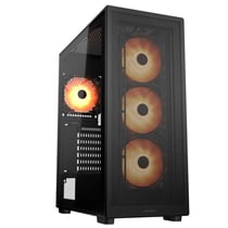 Boitier gaming - Cougar Gaming - MX220RGBBLACK - Boîtier ATX Intermédiaire - 4 Ventilateurs ARGB 120mm - USB 3,2 Gen 2 Type C