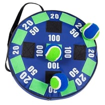 Cible velcro gonflable ronde 36 cm avec balles scratch - jeu de tir - flechettes