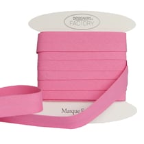Biais Coton Rose intense 18mm par 5 mètres – designers-factory