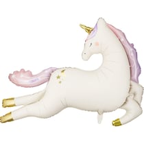 Ballon Aluminium Hélium Licorne - 113 cm