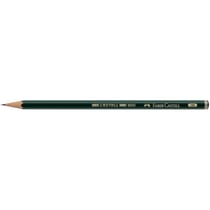 Crayon graphite Faber-Castell 9000 - Lot de 12 - Hexagonal - Mine HB 2 mm