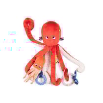 Animal en peluche Moulin Roty Grand poulpe d'activités Les aventures de Paulie