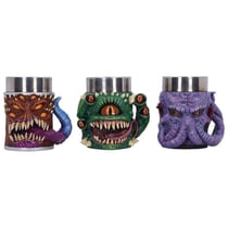Dungeons & Dragons - Lot de 3 mini-chopes Dungeons & Dragons Mini Monster 9 cm - Nemesis Now