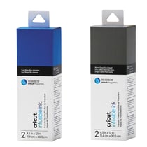 4 feuilles de transfert pour Mug Press - Bleu + Gris