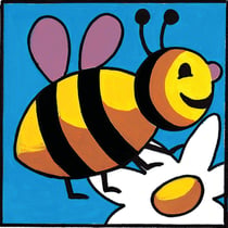 Kit canevas soudan enfant Abeille