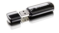 Clé USB TRANSCEND JetFlash 350 - Noir - 4 Go - USB 2.0