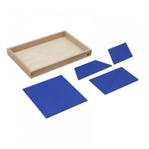 Jeu d'apprentissage - Triangles constructifs - jeu Montessori