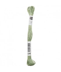 Fil à broder mouliné Uni - Rico Design 174 Vert
