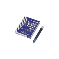 PILOT 6 Cartouches d'encre pour stylo Parallel Pen, bleu