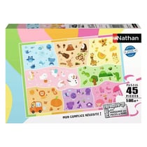 Puzzle 2D 45 pièces - Un monde de couleurs - NATHAN
